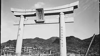 Ruiny świątyni Shinto w Nagasaki