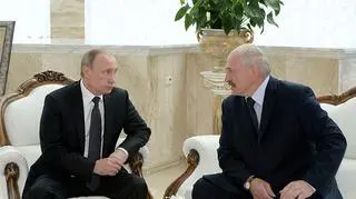 Russian President Vladimir Putin and his Belarusian counterpart Alexander Lukashenko