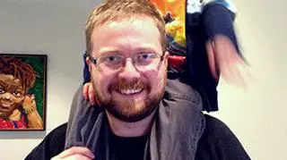 Ryan Green ze swoim synkiem, Joelem