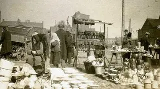 Rynek bałucki w 1926 roku 