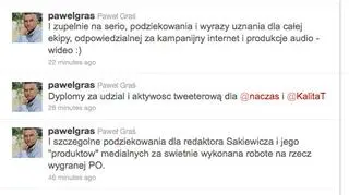 Rzecznik rządu na Twitterze