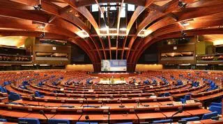 Sala obrad plenarnych Rady w Pałacu Europy