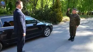 Salut od dowódcy 1. Grójeckiego Ośrodka Radiotechnicznego