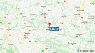 Samochód dachował na wysokości miejscowości Kierzno