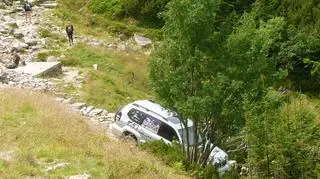 Samochodem terenowym wjechał do Karkonoskiego Parku Narodowego