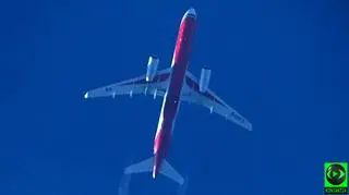 Samolot, który rozbił się w Rosji został dziś rano sfotografowany w Polsce