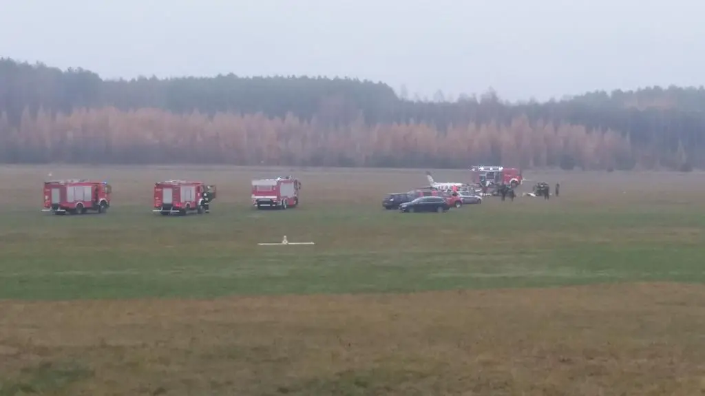 Samolot uległ wypadkowi podczas startu