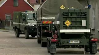 Saperzy z Orzysza zabezpieczają dwa pociski artyleryjskie 