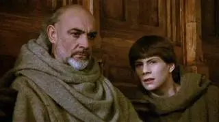 Sean Connery i Christian Slater w filmie "Imię róży" (fot. materiały dystrybutora)