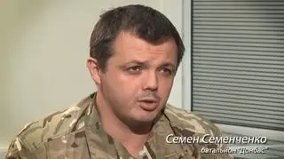 Semen Semenczenko dopiero w połowie września pokazał twarz. Wcześniej - z obawy o swoją rodzinę - nosił kominiarkę