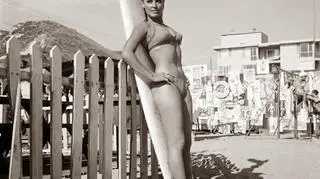 Sharon Tate na planie filmu "Oko diabła", 1966 rok