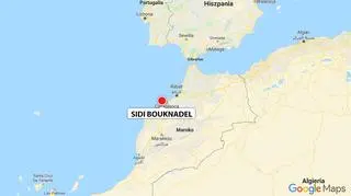 Sidi Bouknadel- miejsce wypadku pociągu 