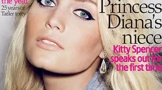 Siostrzenica księżnej Diany, Lady Kitty Spencer, była gwiazdą kwietniowego numeru w 2009 roku (fot. Tatler)