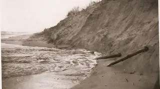 Skarpa tuż nad morzem 