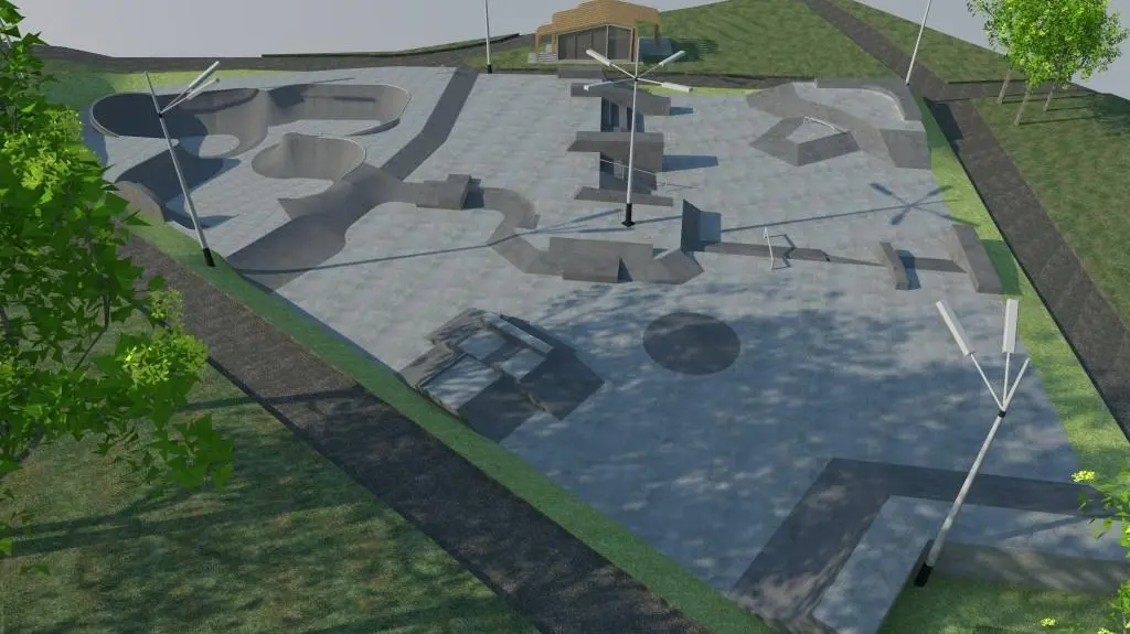 Skatepark przy Sue Ryder 