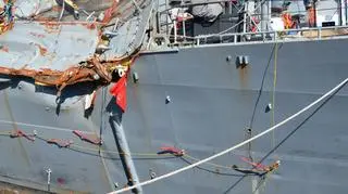 Skutki zderzenia nad i pod wodą