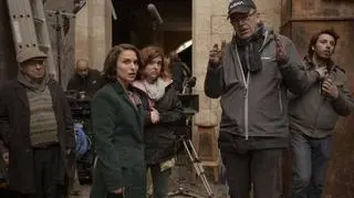 Sławomir Idziak z Natalie Portman na planie jej debiutu reżyserskiego  - "Opowieść o miłości i mroku", gdzie gra również główną rolę