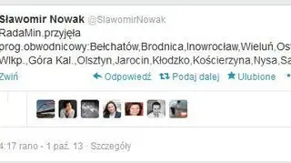 Sławomir Nowak o obwodnicach 