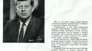Słowo wstępne prezydenta Kennedy'ego skierowane do gości targowych