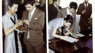 Ślub Marii i Lecha Kaczyńskich w kwietniu 1978 roku