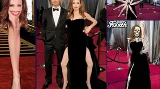 Słynna "Leggy dress" Angeliny Jolie była po Oscarach tematem wielu internetowych żartów