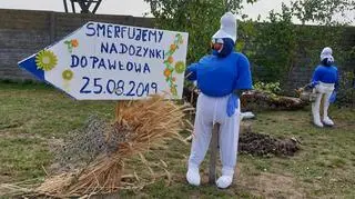 Smerfne zaproszenie na dożynki w gminie Czerniejewo
