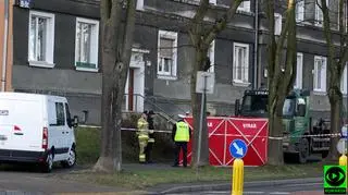 Śmierć na chodniku pod kołami ciężarówki