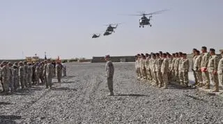 Śmigłowce odlatują do Bagram (PKW Afganistan)