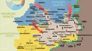 Sniżne jest jednym z ważniejszych miast dla separatystów ze względu na położenie pomiędzy Donieckiem a Ługańskiem, oraz bliskość rosyjskiej granicy