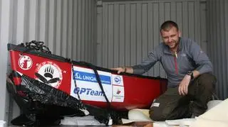 Solo Amazon Expedition - Marcin Gienieczko wraz ze swoim canoe