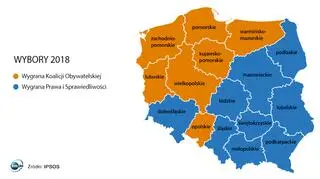 Sondażowe wyniki wyborów do sejmików wojewódzkich w 2018 roku