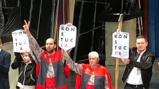 Spektakl "Wesele" w reżyserii Jana Klaty w Teatrze Starym