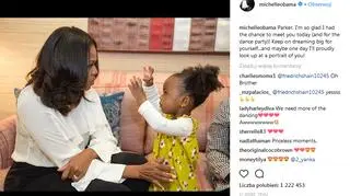 Spotkanie Michelle Obamy i Parker Curry
