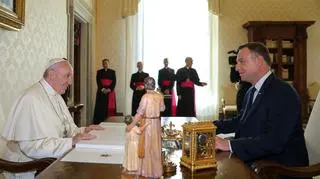 Spotkanie pary prezydenckiej z papieżem Franciszkiem