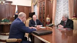 Spotkanie Władimira Putina z Leonidem Reszetnikowem i Michaiłem Fradkowem (31.01.2017)