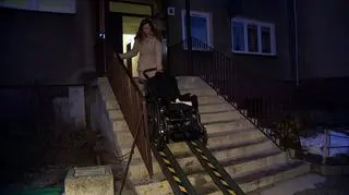 Sprowadzanie wózka Filipa