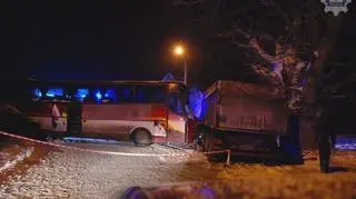 Ssamochodem ciężarowym  kierował 22-latek