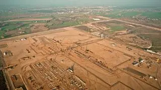 Stan budowy zakładu VW we Wrześni