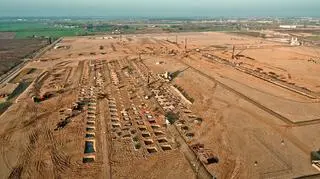 Stan budowy zakładu VW we Wrześni