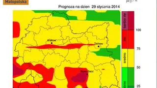 Stan powietrza: środa , 29 stycznia 2014 r