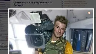 Stan Storimans, holenderski kamerzysta, zabity przez rosyjską bombę (rtl.nl)