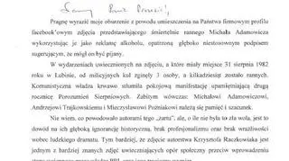 Stanowisko IPN ws. reklamy Żytniej 