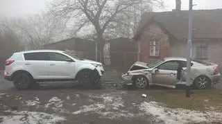 Staranował szlaban przy przejeździe przejazd