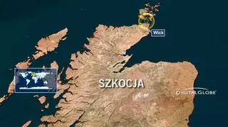 Statek zatonął u północnych wybrzeży Szkocji