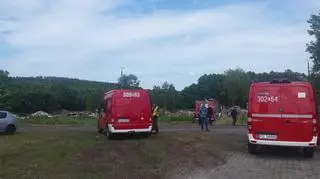 Strażacy zmagają się z wyciekiem
