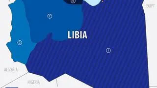 Strefy wpływów w Libii 
