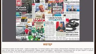 Strona główna witryny Bartłomieja Misiewicza