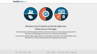 Strona healthcare.gov