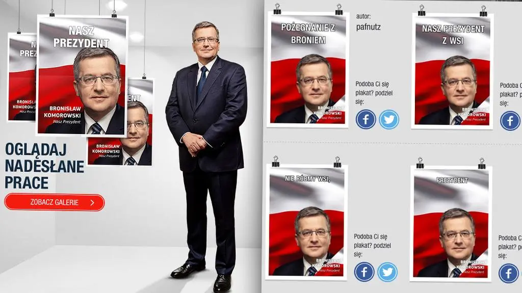 Strona internetowa naszprezydent.pl