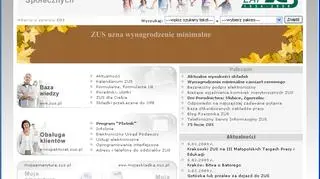 Strona internetowa ZUS pod adres wirtualnyburdel.com